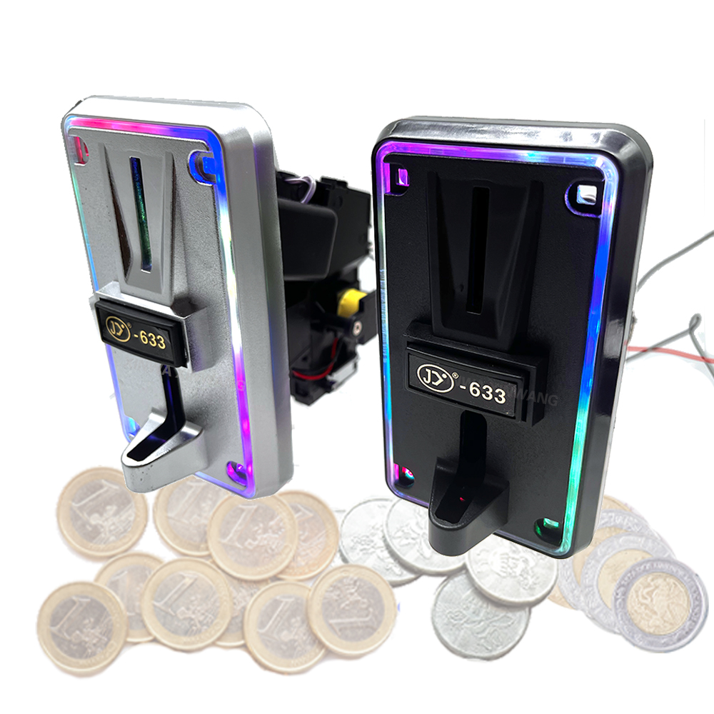 Arcade Card Vending Machine - Multi-Currency Coin Acceptor LED Coin Selector