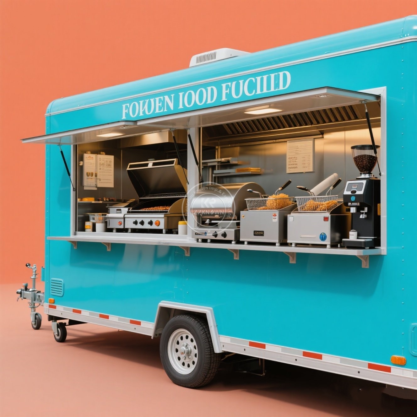 Hot Dog Vending Cart - New Design Ice Cream Kiosk Fast