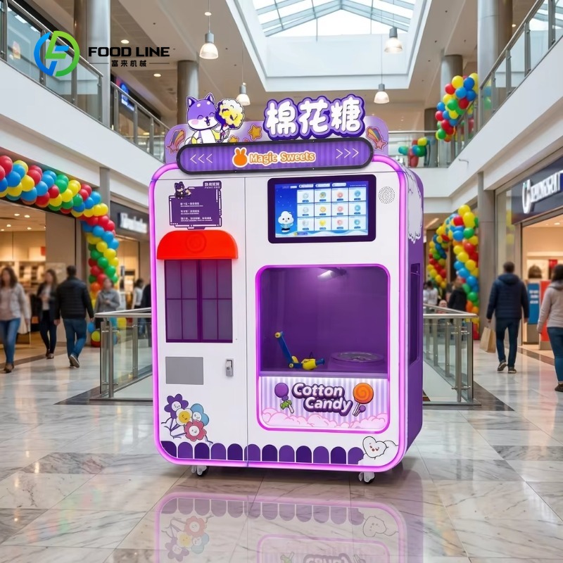 Candy Vending Machine - Customized Fully Automatic Smart Cotton Candy
