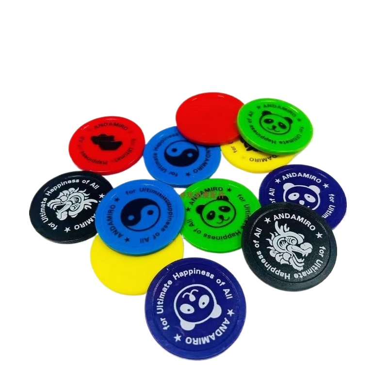 Arcade Ticket Machine - 500pcs Custom Plastic Token Coins for