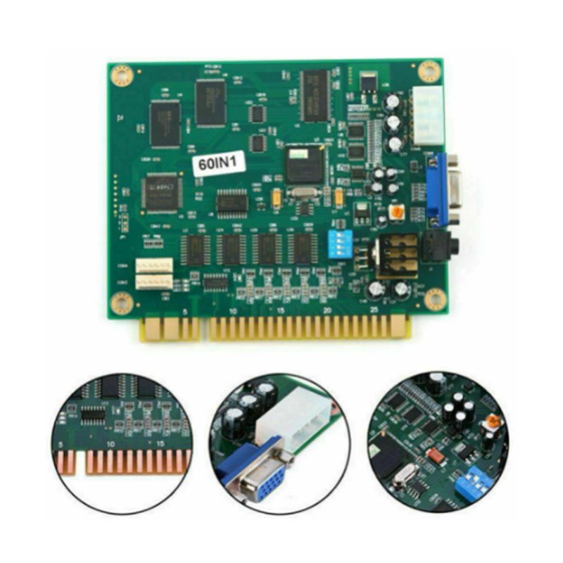 X64A-4X 60 In 1 Multicade PCB  - Usb Game Board Jamma review and price