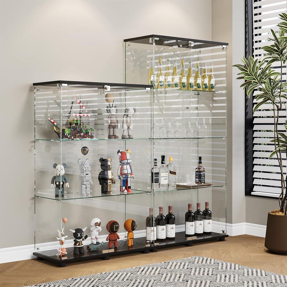 Glass Display Cabinet with 4-S - Glass Cabinet Display review and price