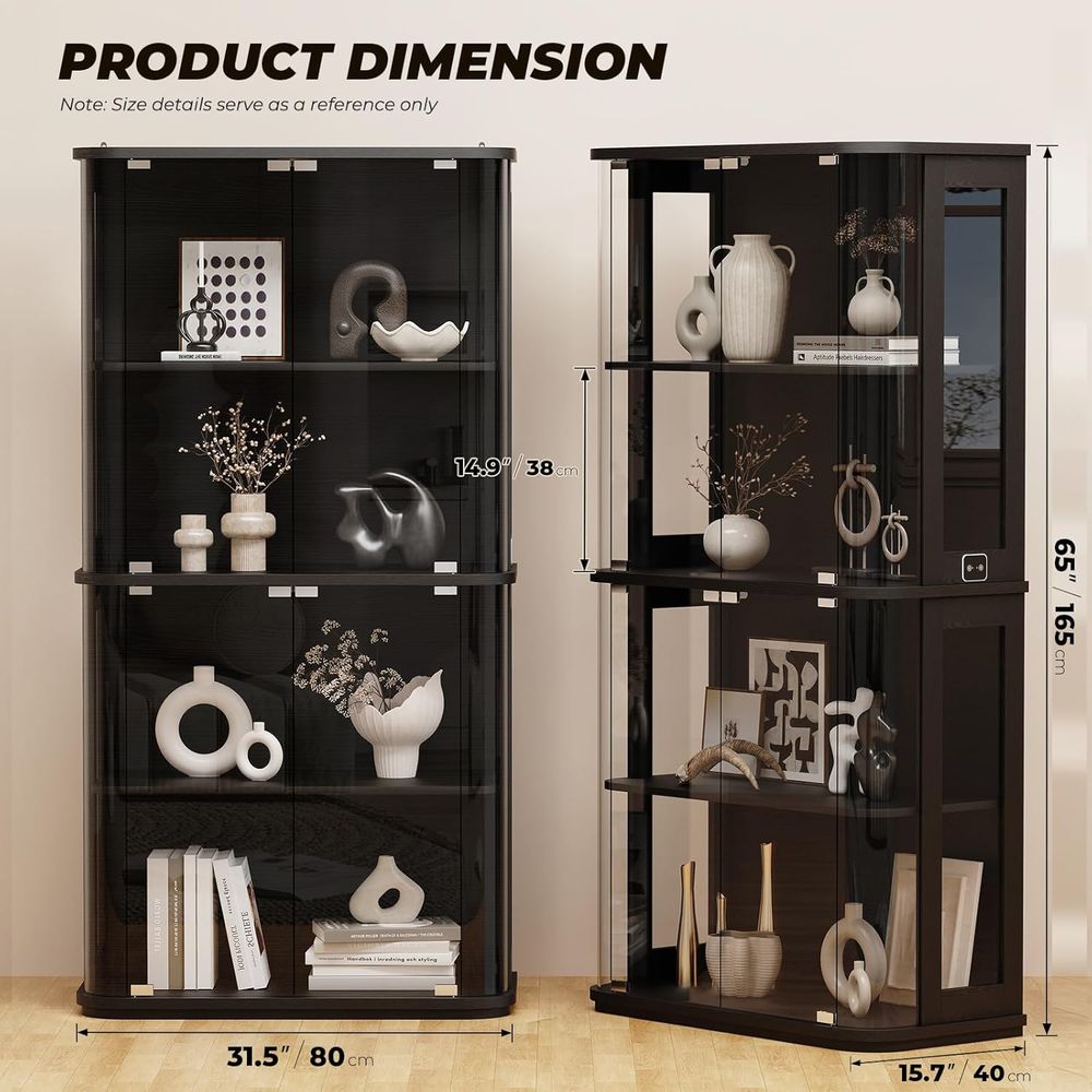 Rounded Display Cabinet with G - Glass Cabinet Display review and price