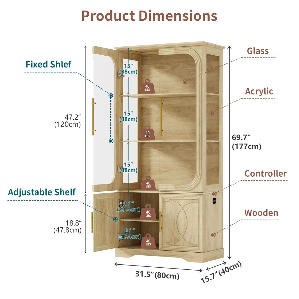 Display Cabinet with Glass Doo - Glass Cabinet Display review and price