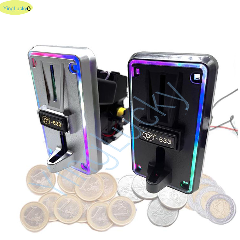 Colorful LED Multi Coin Accept - Arcade Card Vending Machine review and price