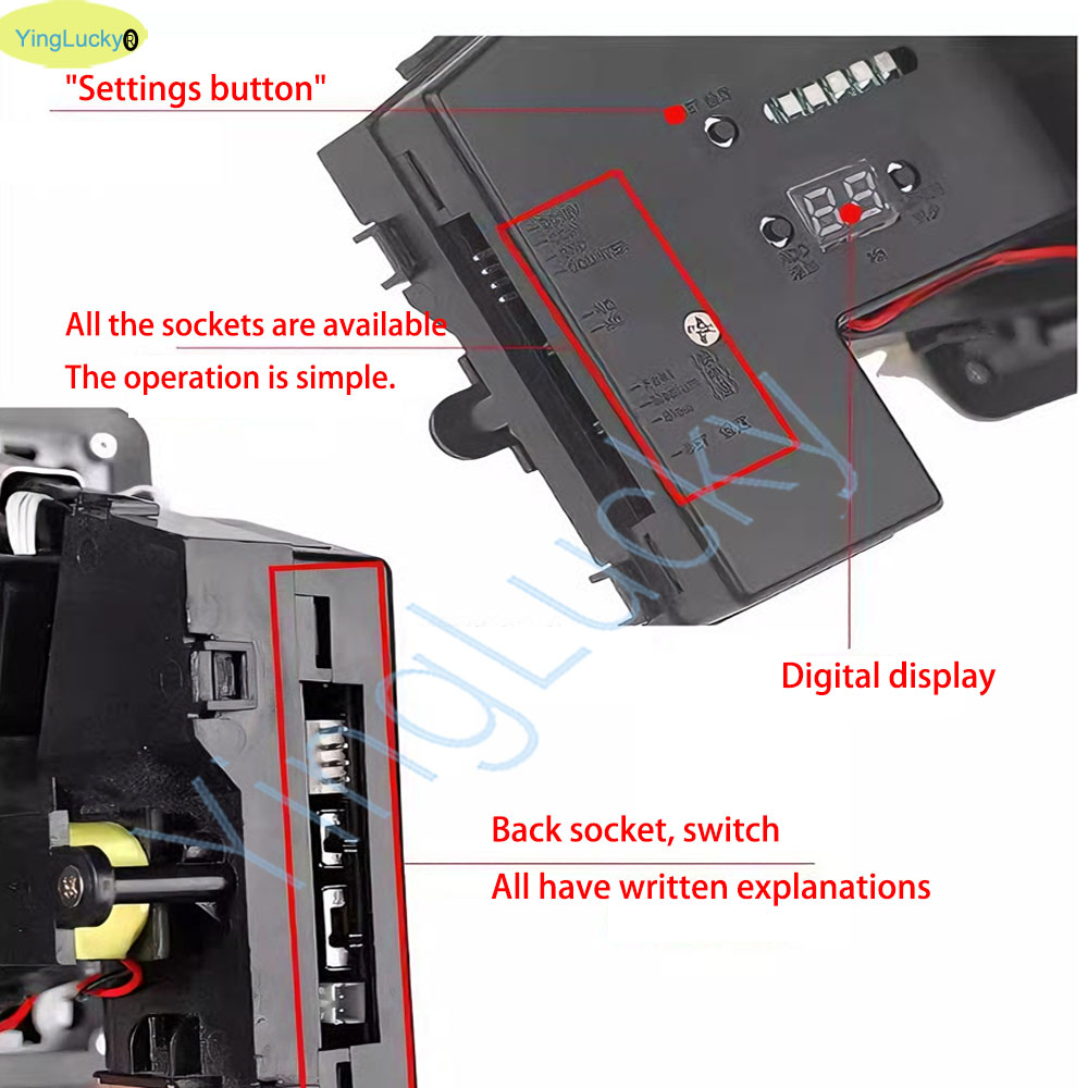 Colorful LED Multi Coin Accept - Arcade Card Vending Machine review and price