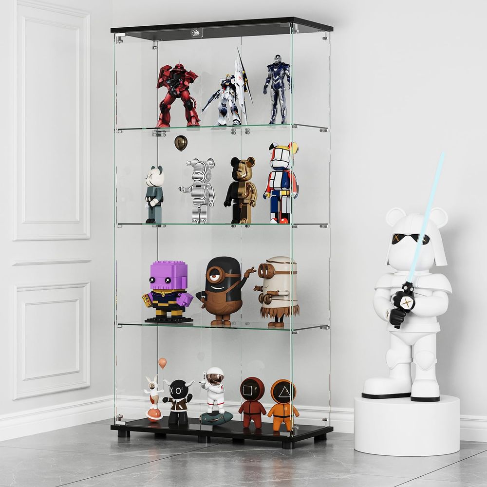 Display Cabinet with 4Shelf Do - Glass Cabinet Display review and price
