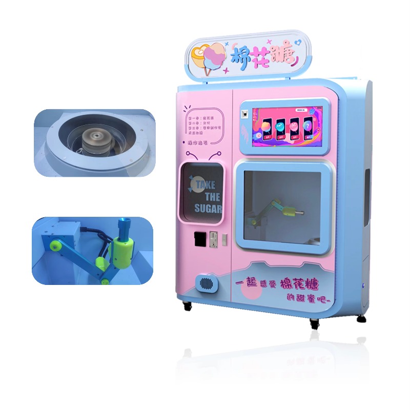 Cotton Candy Machine Automatic - Candy Vending Machine review and price