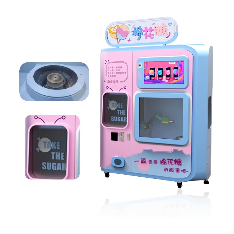 Cotton Candy Machine Automatic - Candy Vending Machine review and price
