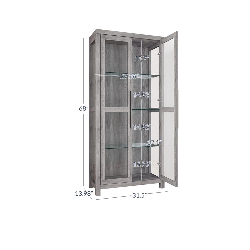 Glass Display Cabinet, Tall Cu - Glass Cabinet Display review and price